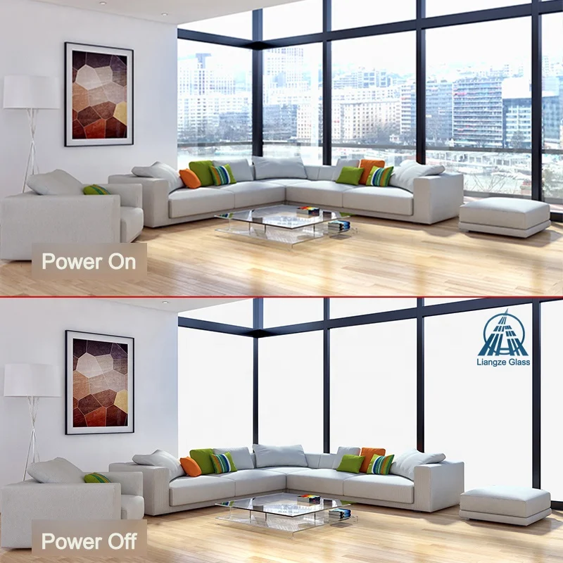 Factory Sale Decorative Building Glass Home Electronic Control Switchable PDLC Smart Film