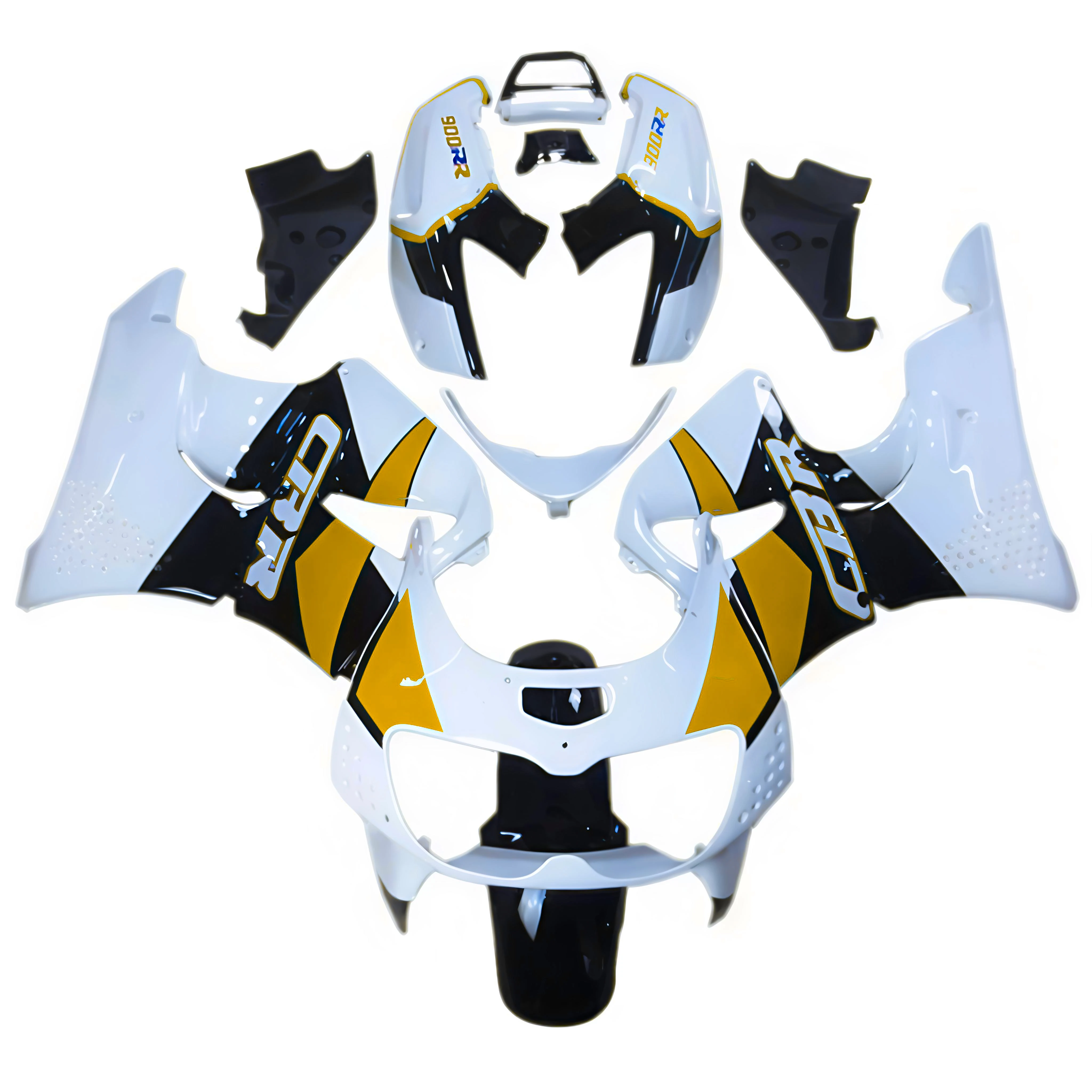 

STLF Fairings CBR 900 RR for CBR 900 RR 1994 1995 White Black Bodywork Panels Abs Plastic Body Kits