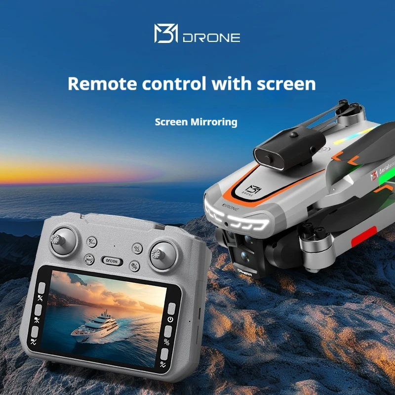 M3 Воздушный Дрон Пульт Дистанционного Управления Экраном Возврат Самолета Предотвращение Препятствий Квадрокоптер Воздушный Автомобиль Рождественский Подарок