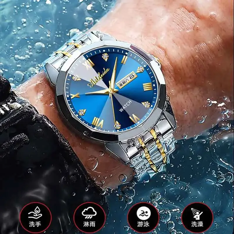 Business quartz watch