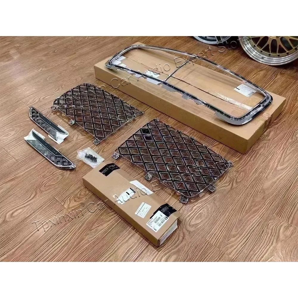 

Car Racing Grills Kit For Bentley Flying Spur Accessories ABS front grille Front Bumper Grille Automotive Appearance Accessories