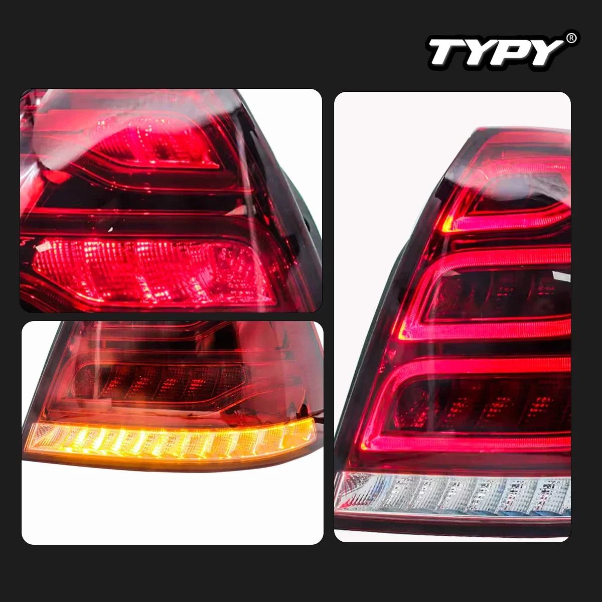 

TYPY New LED Tail Lamp Upgrade Modified For Chevrolet Lova Taillight 2006-2010 Dynamic Signal Tail Lamp Auto Accessories