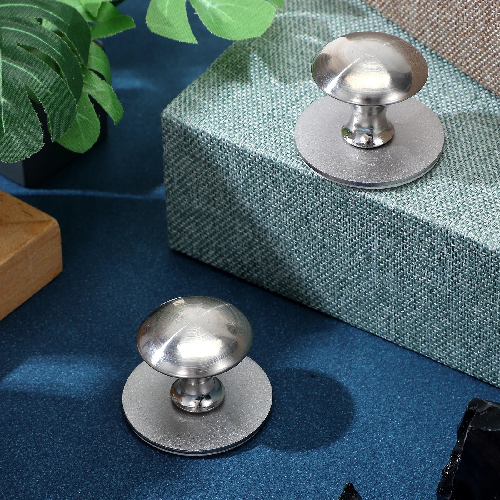 

2pcs Shower Door Finger Pull Knob: Self Adhesive Handles For Cabinets Drawers Glass Doors No Drill Installation Peel Stick