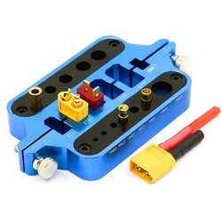 RC metal mini red soldering tool holder model car drone marine welding tool T plug connector XT60 XT90