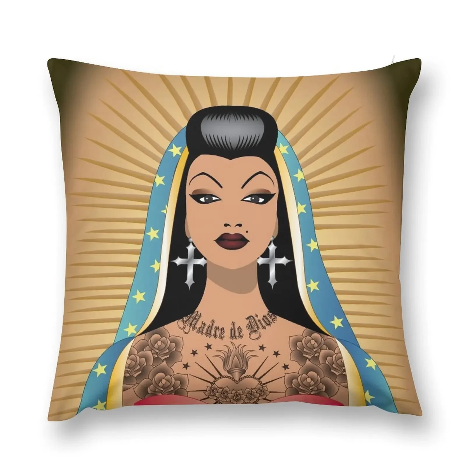 Chola Guadalupe Throw Pillow Cushions Home Decor Sofa Cushions Cover Decorative Cushions For Luxury Sofa pillow