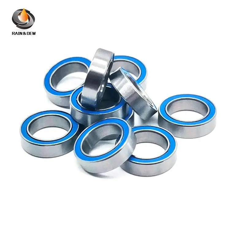 

10Pcs 6702RS Bearing 15x21x4mm ABEC-7 Hobby Electric RC Car Truck 6702 RS 2RS Ball Bearings 6702-2RS Blue Sealed