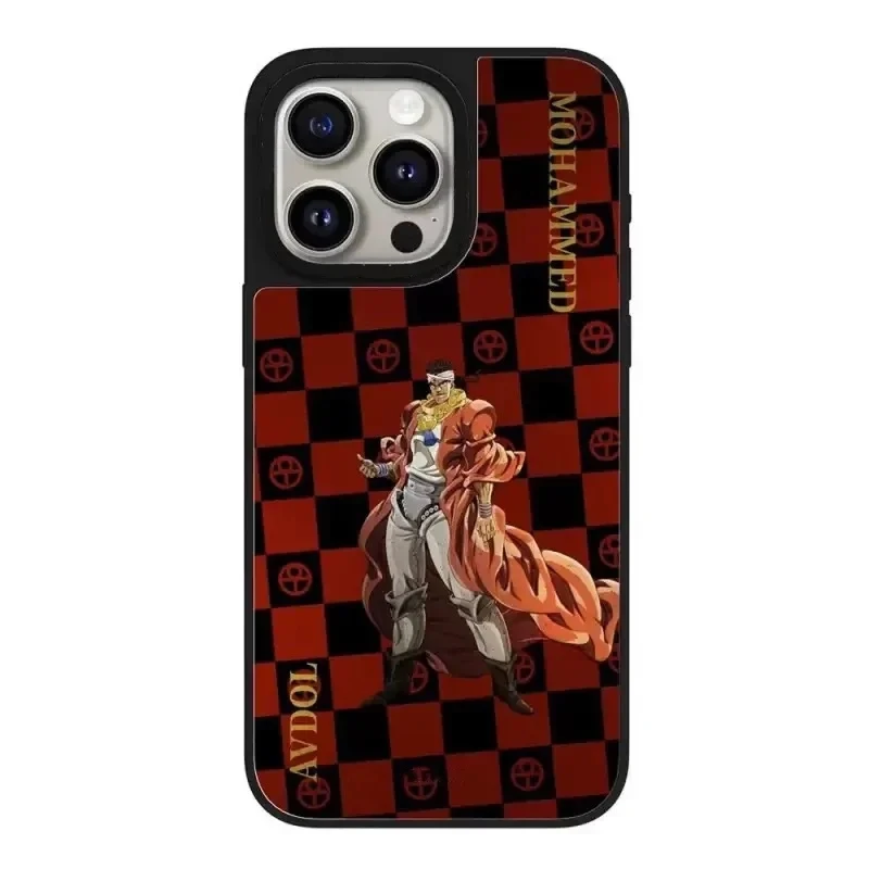 

Magnetic Anime Plaid Pattern iPhone 12 13 14 15 Pro Max Protective Case