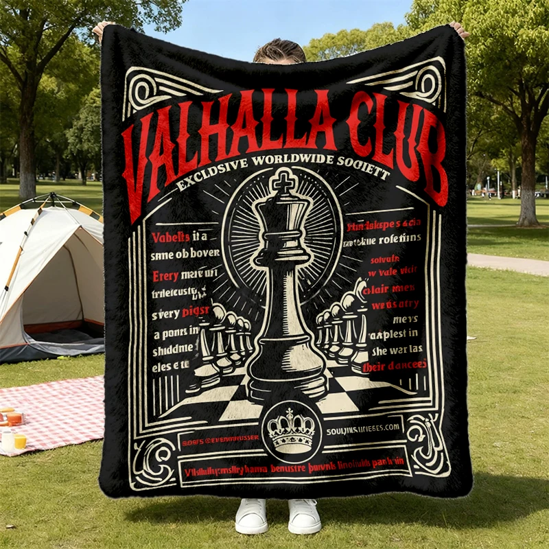 Valhalla Club Warm Blanket, Twisted Love Soft Blanket, Twisted Series Merch, King of Wrath, Romance Book
