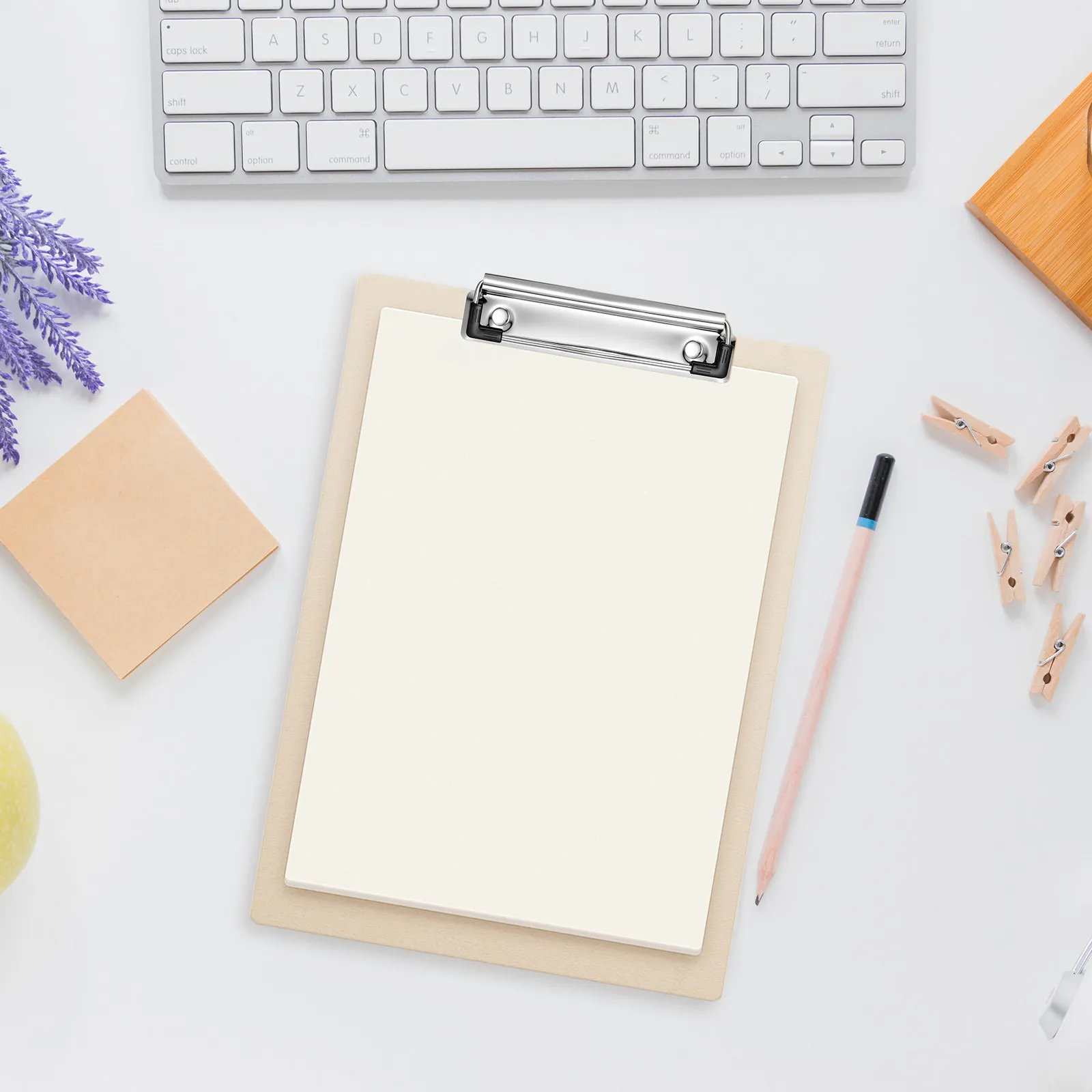 

10Pcs Sturdy Mountable Clipboard Clips Metal File Holder Clamps with Non-Slip Rubber Tips for Offices Schools Restaurants