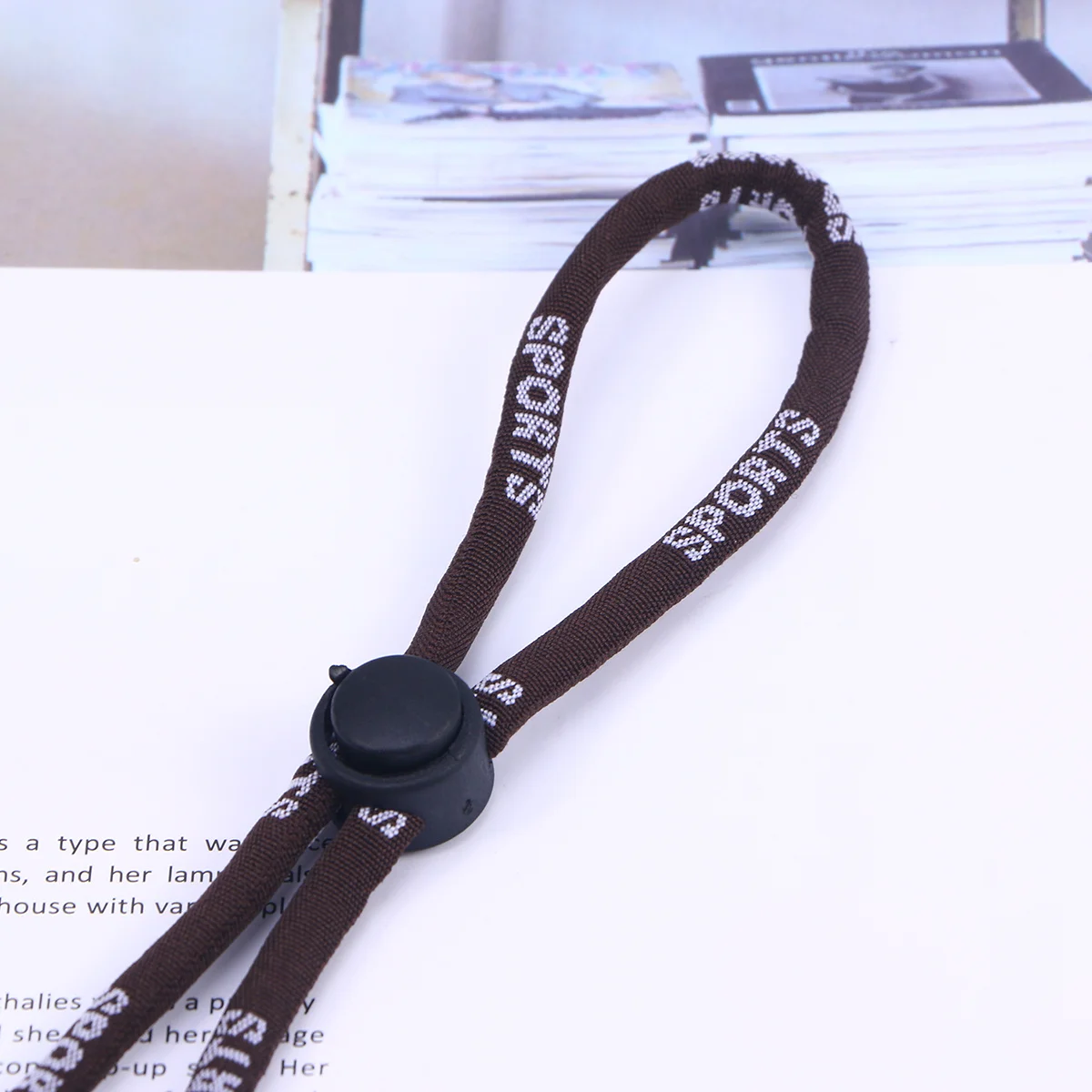 

Eyeglasses Chain Brown Premium Non-Slip Sunglass Strap Eyeglass Retainer Holder for Hiking Biking Fishing Eyeglass Chain