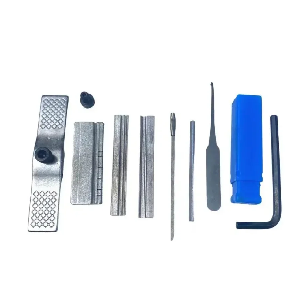 1 Juego de herramientas de cerrajería de papel de estaño de boca plana de un personaje de papel de estaño ka-ppa de boca plana de alta calidad