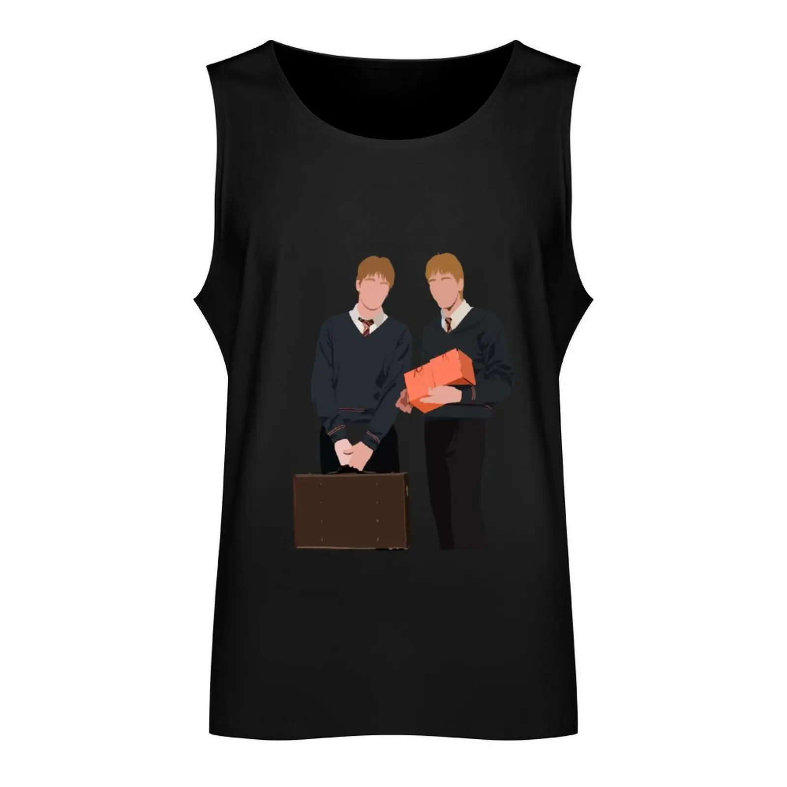 Weasley twins Tank Top Vest male training weight vest