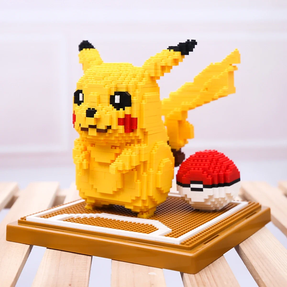 Pokemon Pikachu Micro Building Blocks LNO 157 Poke Ball Giochi Puzzle Modello 3D Mini Mattoni Figura Giocattoli Per Il Regalo Di Natale