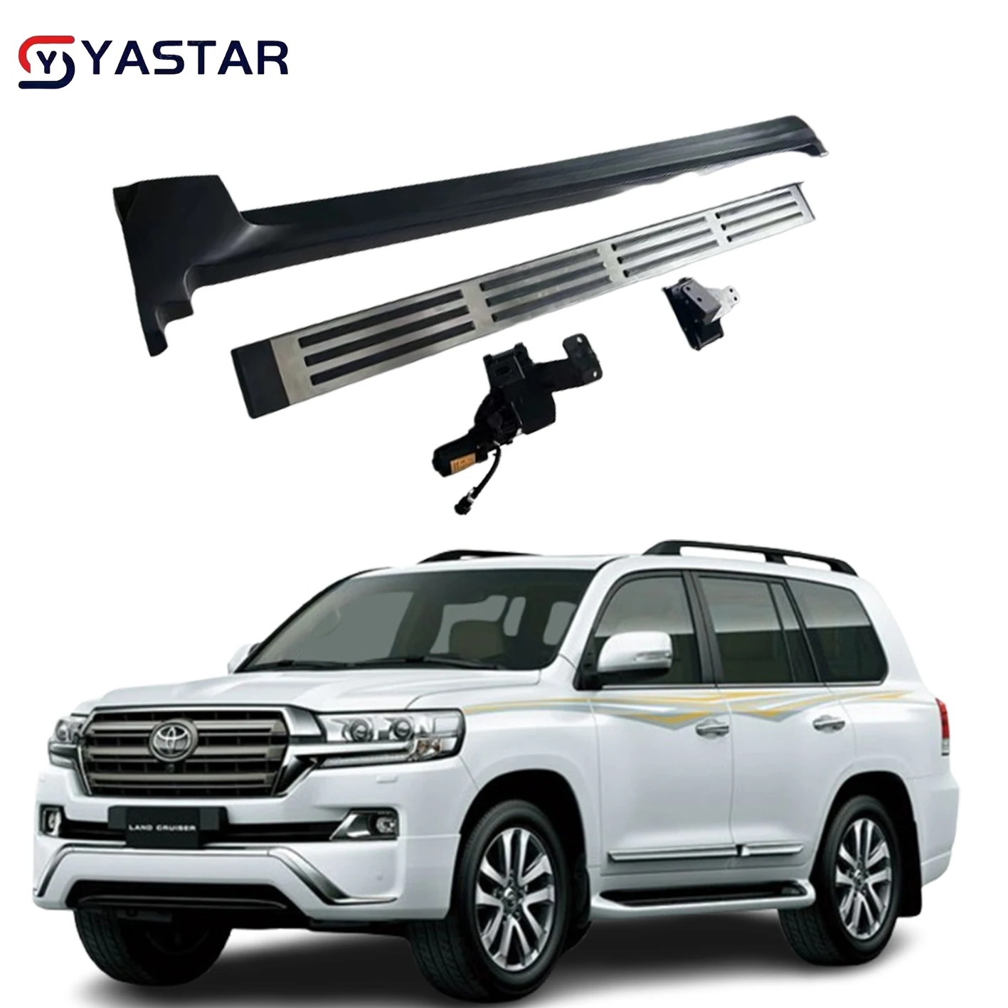 

For Automatic Electric Power Side Step Running Board for Toyota LC200 With Side Skirts