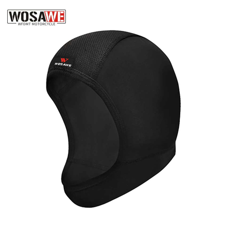 

WOSAWE Motorcycle Helmet Inner Cap Moto Balaclava Hat Anti-sweat Anti-Shrink Breathable Mask Bicycle Motobike Face Mask Headgear