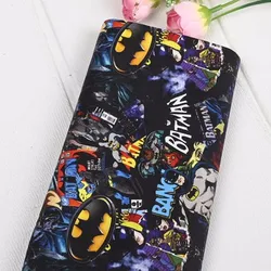 Batman Bandai Anime Design 100 Cotton Fabric Sewing Material DIY Patchwork Textile Tissu Home Clothing