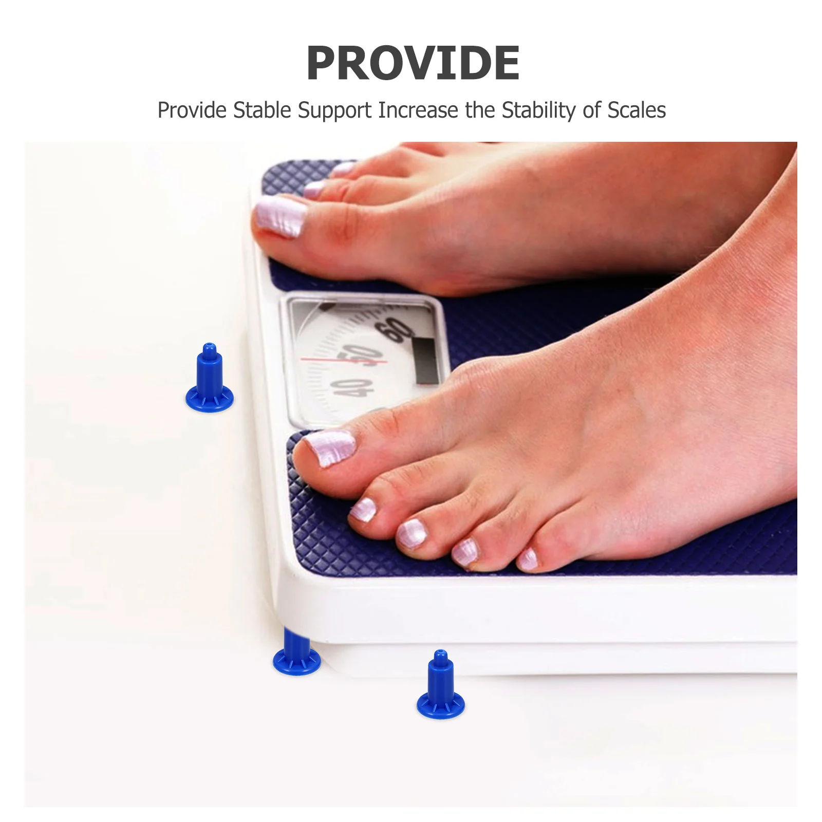 10 Uds. Accesorios para pies de báscula, almohadillas antideslizantes para muebles, pies electrónicos de plástico para