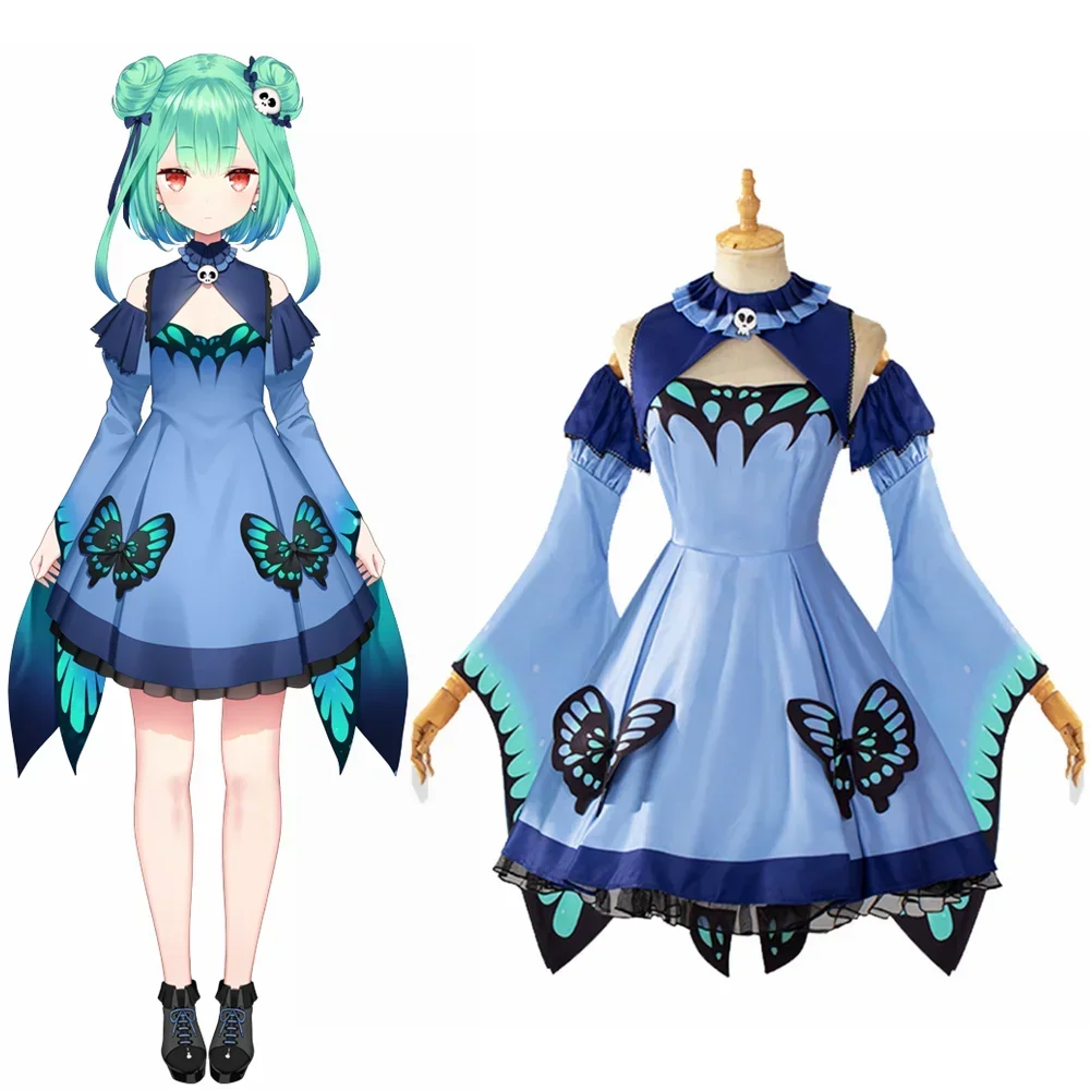 

Women's Uruha Rushia Anime Cosplay Costume High Quality Customizable Size S M L XL for Halloween Party