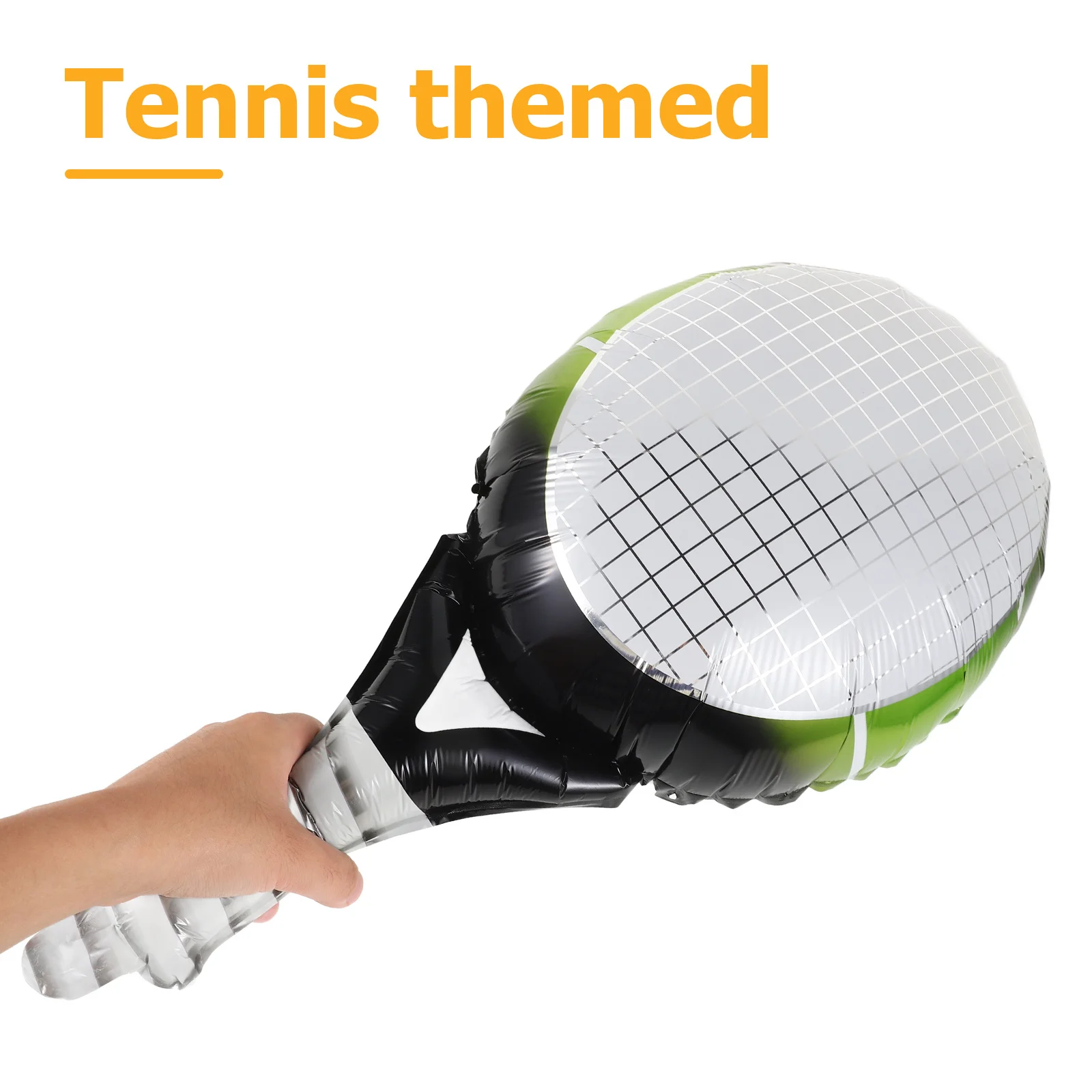 

1 Set Tennis Themed Foil Balloon Inflatable Party Decor For Birthday Wedding Graduation Event Large Round Tennis Ball