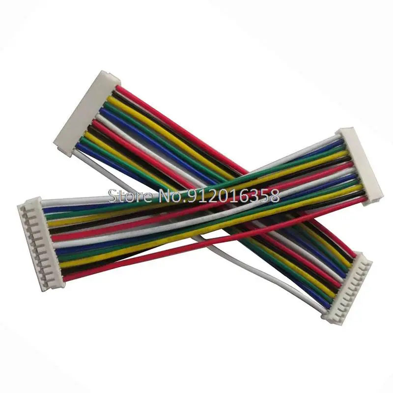 100MM 24AWG PH2.0 2.0 PH 2P/3P/4P/5P/6P/7P/8 pin male to male harness cable 2.0MM pitch double head customization made