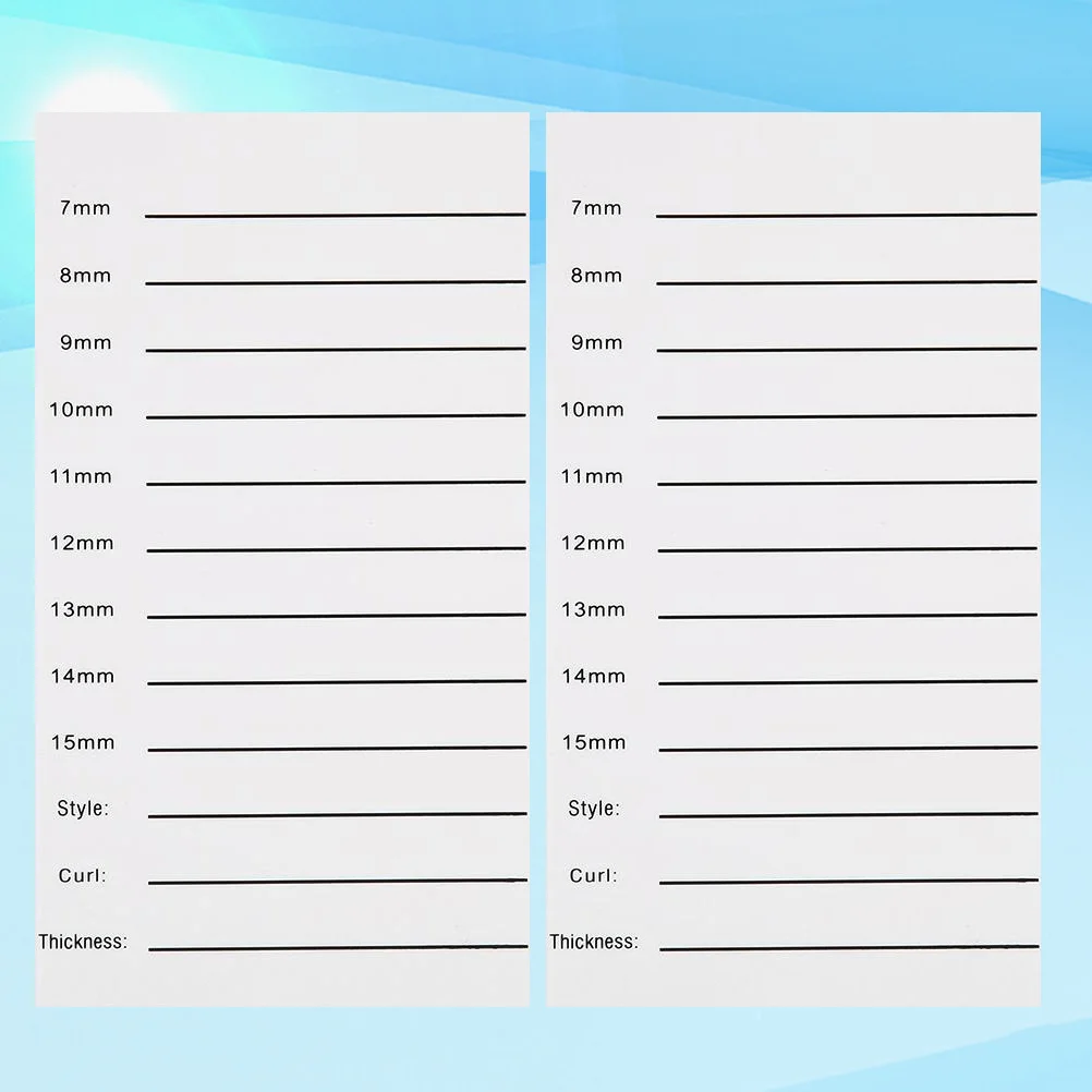 

2Pcs Eyelash Tray Lightweight Smooth Surface Premium Material for Lash Salon Cosmetics Eyelash Extension Acrylic Board