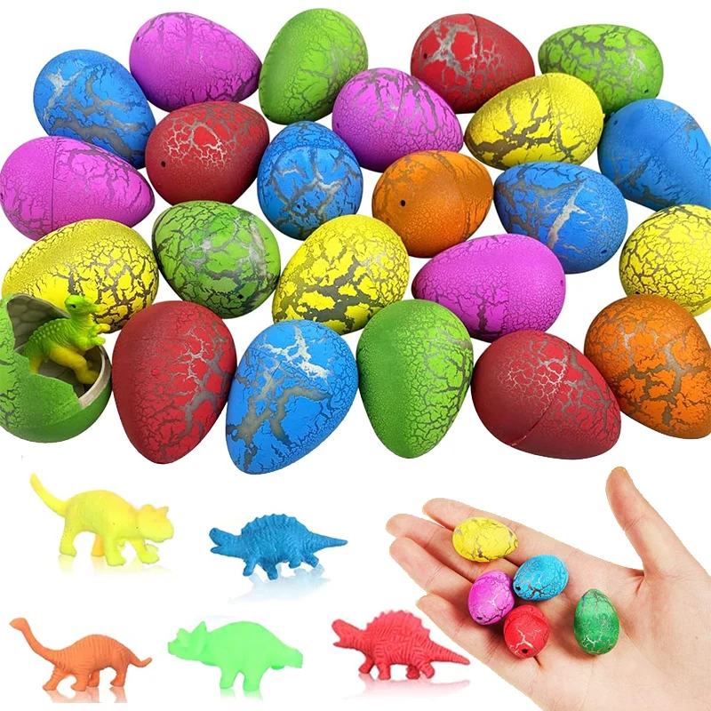 10~20pcs Mini Dinosaur Eggs Hatchable Children Festival Gift Party Favors Birthday Supplies Resurrection Egg Goodie Bag TMZ