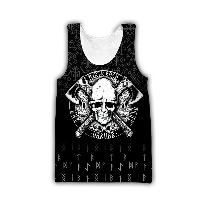 3D Printed Exquisite Retro Tank Tops For Men Ethnic Pattern Tees Summer Casual Loose Tops Street Sports O-Neck Vest Gym Workout