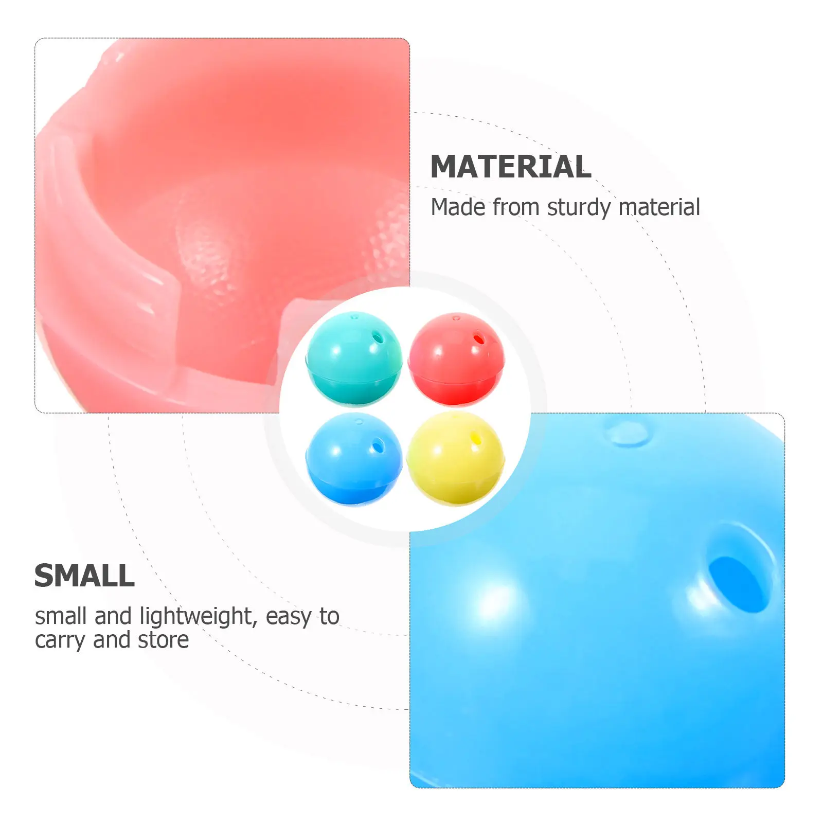 20Pcs Empty Twist Capsule Balls Vending Machine Props Party Favors Birthday Decor Refillable Plastic Round Capsules Bulk