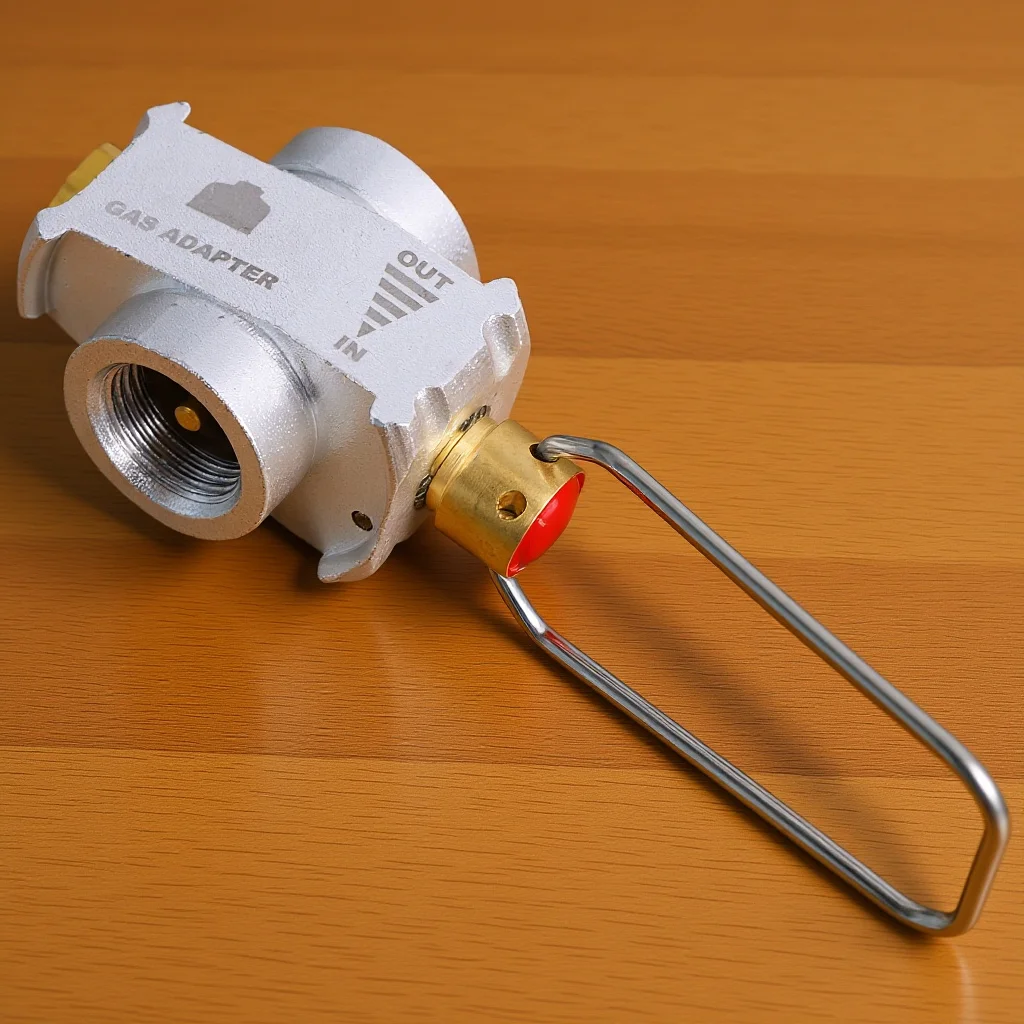 

Fuel Canister Refill Adapter Isobutane Propane Refill Adapter Camping Gas Converter Valve Outdoor Stove Transfer