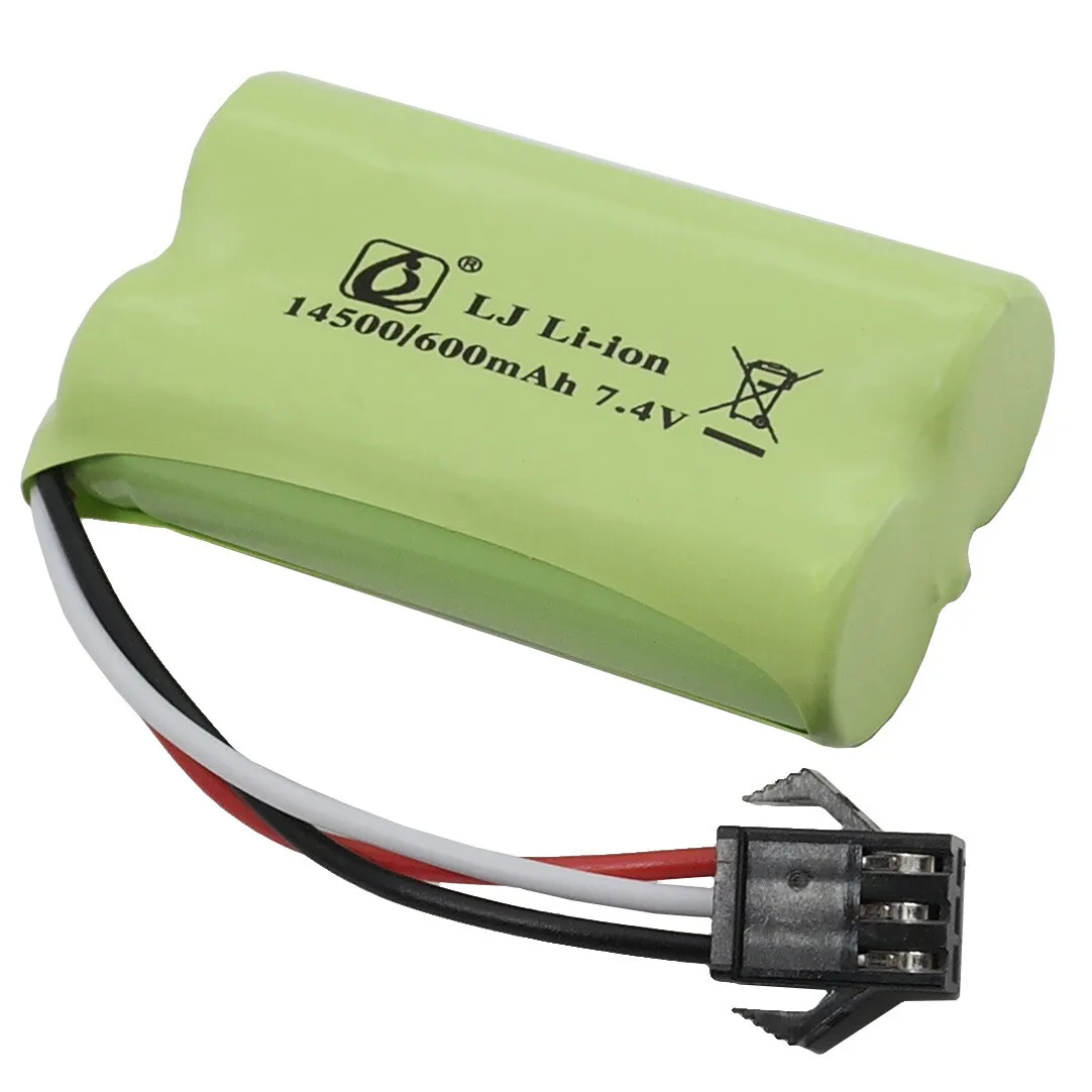 600mAh 14500 7.4v SM-3P التوصيل البطارية لطائرات بدون طيار Shengxiong Weiteng 981A RC #2