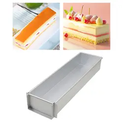 Tiramisu Pan DIY Cooking Tools Aluminum Alloy Cheesecake Pan Rectangular Cake Pan for Mousse Pastry Tiramisu Cake Birthday Cake