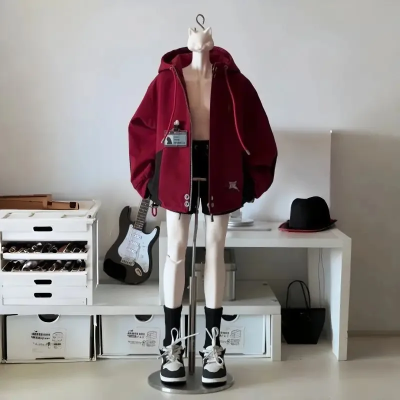 1/4ドール服スーツ、45cm BJDドール用ウィンドブレーカーセット、ゆったりフィット、プレイハウスギフト、ドレスアップおもちゃ、ドールアクセサリー、ドールなし