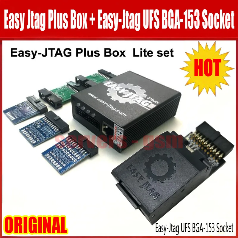 2025 version  new z3x - Easy Jtag Plus Box with UFS BGA 153 Socket for Easy Jtag puls Box set