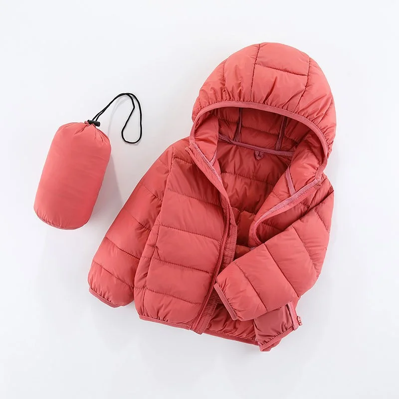 

Girls Down Coat Jacket Cotton Windbreak Snowsuit 2023 Light Warm Thicken Winter Parka Outerwear Children's Clothing