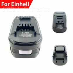 Caricabatterie adattatore convertitore batteria MT18EIN per batteria agli ioni di litio Makita 18V BL1830 BL1850 sostituire per l'uso di utensili elettrici Einhell 18V