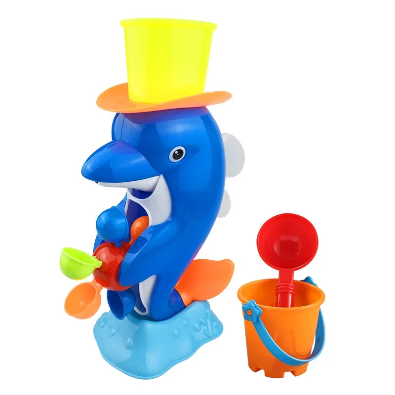 Summer Bath Toys Kids Swimming Animals Dolls Play Water Baby Bathing Cute Funny Children Bathroom Shower Bathtub Animals Toy