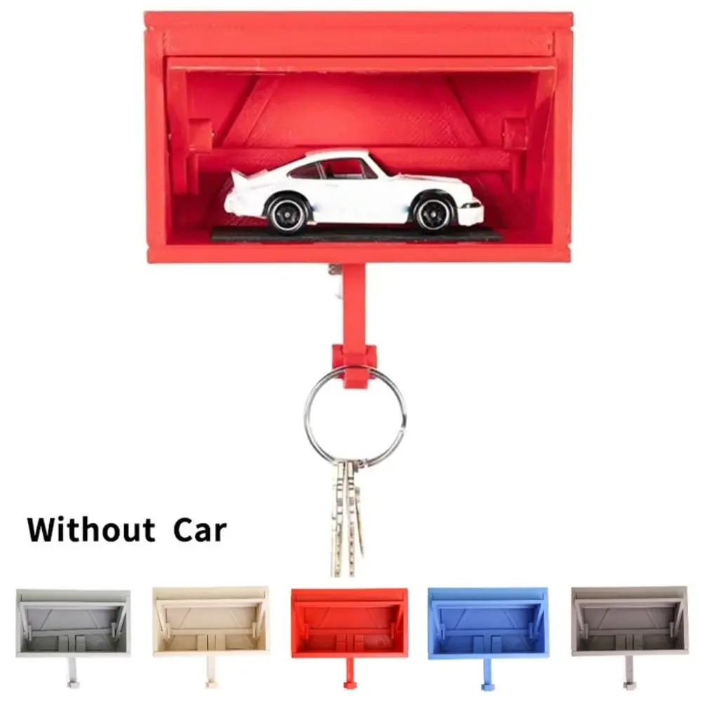 

Creative Car Garage Key Holder Multifunctional Funny Fun Key Organizer Easy Installation with Opening Door Wall Mount Key Rack