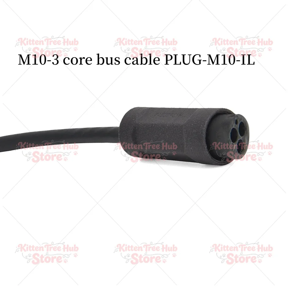 3-core 4-core M10 waterproof connector underwater cable ROV compact male and female plug connector