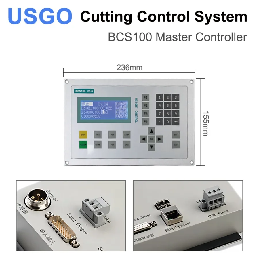 USGO Friends FSCUT 3000S mesin pemotong Laser, mesin kontrol pemotong Laser untuk mesin pemotong logam