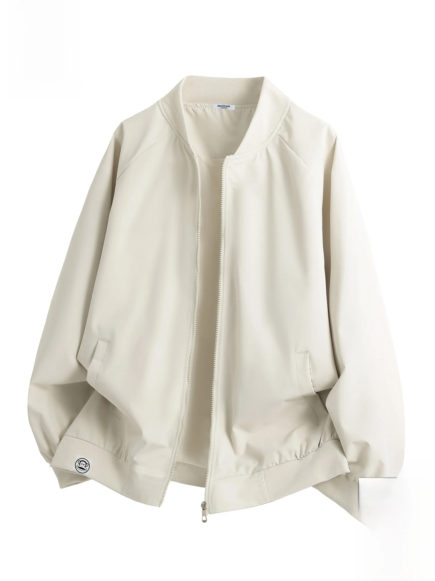 

Мужская повседневная куртка Paul Frank в американском стиле, весенняя, свободного кроя, с длинными рукавами, на молнии, из полиэстера, в бейсбольном стиле