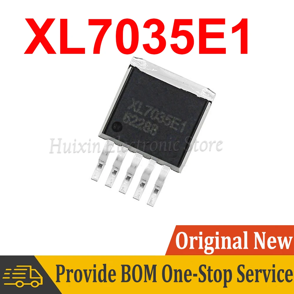 

2pcs Xl7035 Xl7035E1 Step-Down Dc Power Supply Input Voltage 10V ~ 80V Current 1A 2635 Transistor