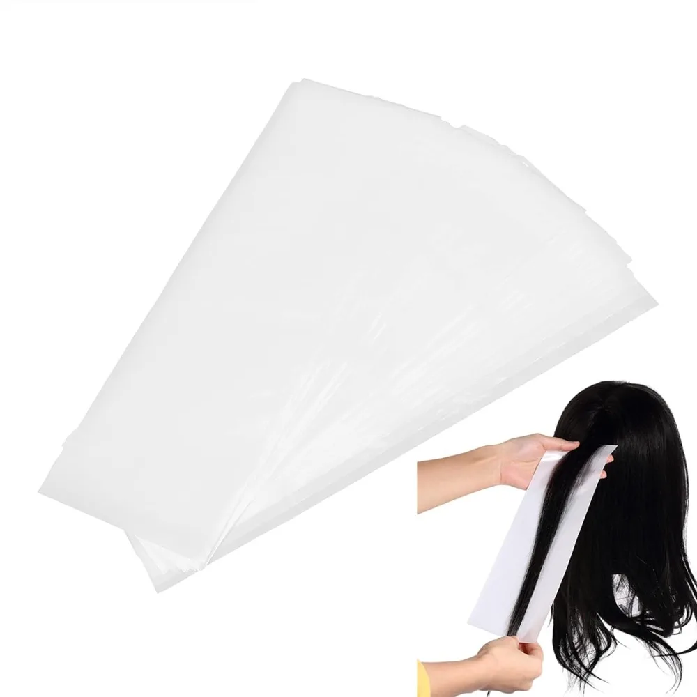 100PCS Plastic Hair Dyeing Paper Sheets Precise Convenient Hair Highlight Tapes Reusable Lightweight