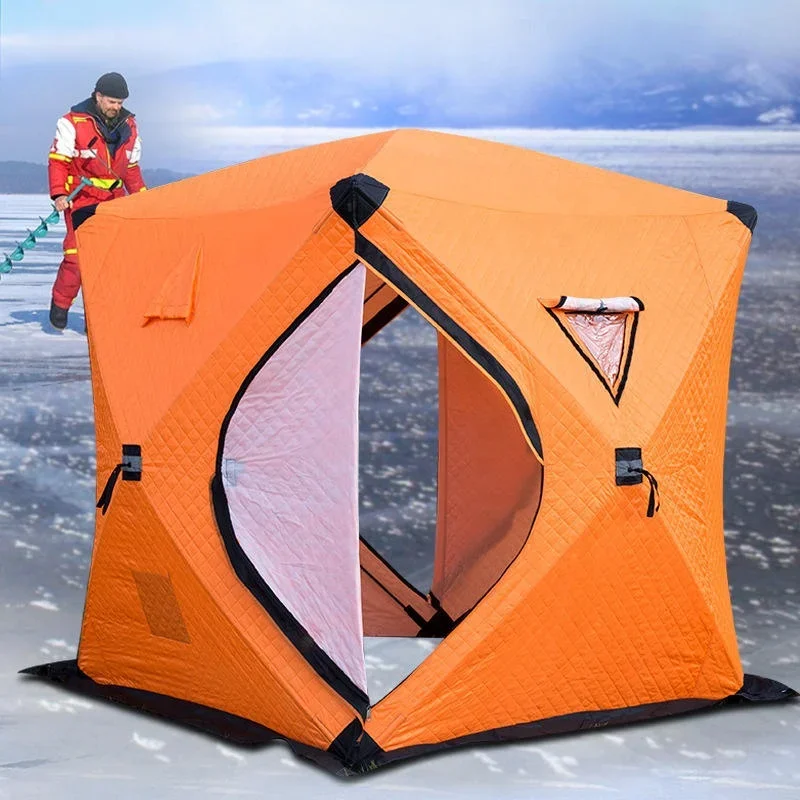 Portable Camping Outdoor Fishing Cube Winter Tent 3-person bivvy camping cube tent for winter