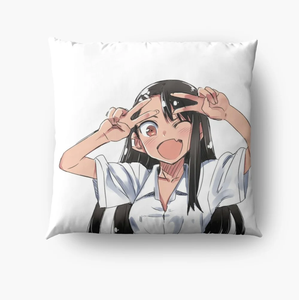 Don't Toy with Me Miss Nagatoro / Ijiranaide Nagatoro San Nagatoro Sofa Bed Home Decor Pillow Case Cushion Cover Gifts