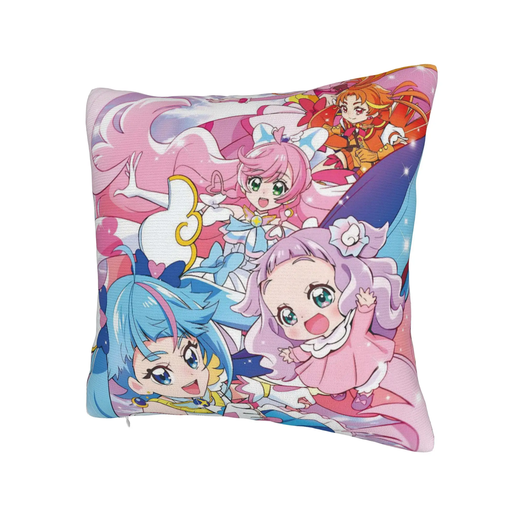 Soaring Sky Pretty Cure Pillow Covers Merchandise Printed Cushion Cover Decorative  Throw Pillow Case Cover Home Multi Size