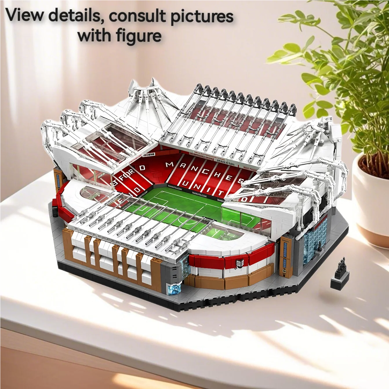

Old Trafford Stadium Model Manchester United Building Birthday Gift Toys 3898 Pcs Birthday， Halloween，Christmas Gifts