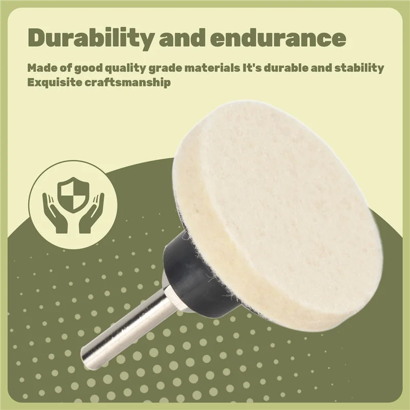 

SYW-16Pcs 2 Inch Fabric Disc Polishing Buffing Pads Wheels Disc Holder With 1/4 Inch Shank For Cleaning Polishing Sanding