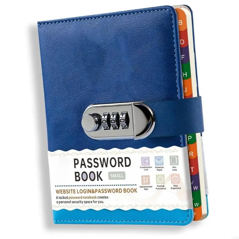CORA Secure Writing B6 Notebook Combining Thick Cover And Convenient Password Lock