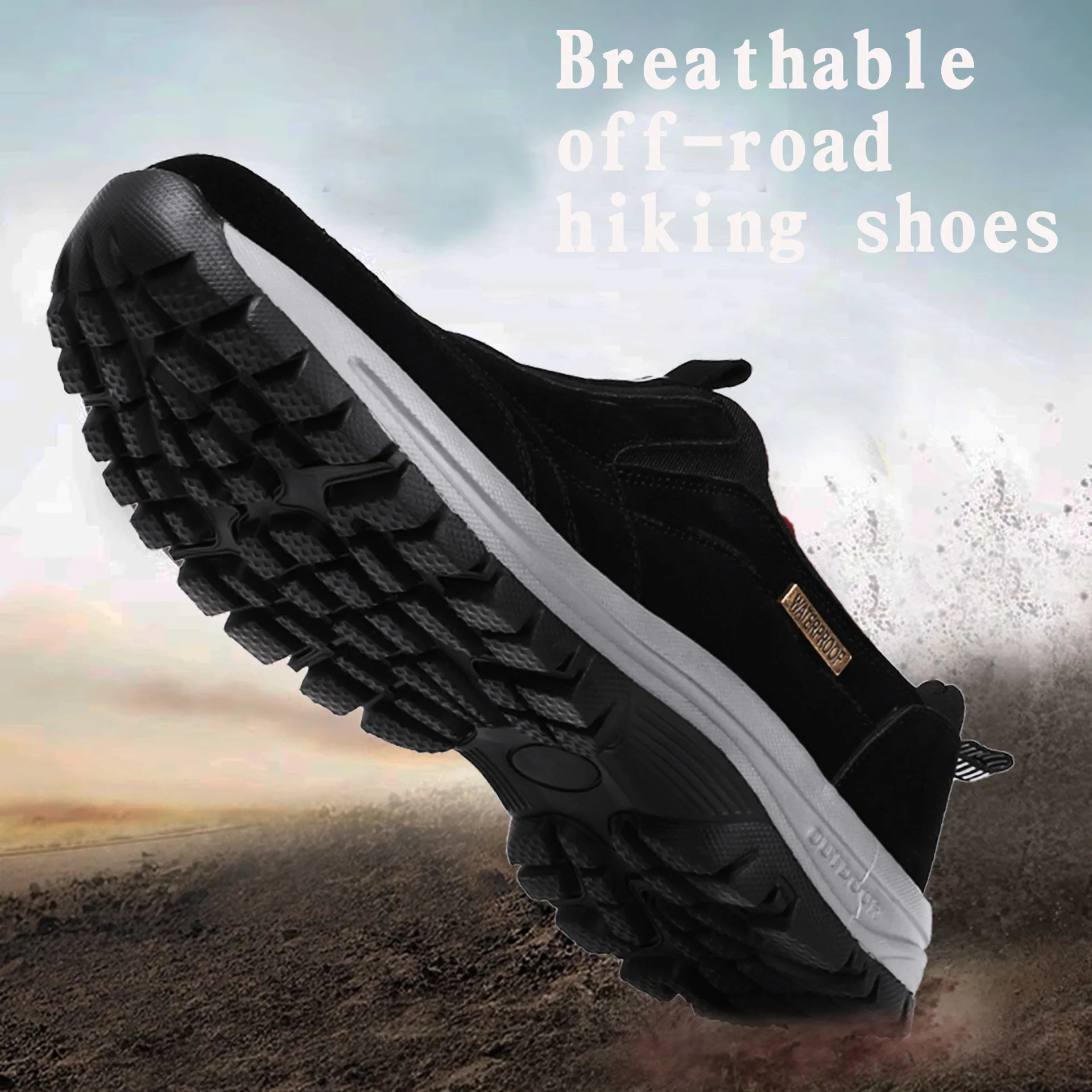 Outdoor Shoe Men Sneakers Sping Slip on Casual Men Shoes Breathable Suede Leather Shoe Anti-skid Walking Shoe Hot Sale Footwear