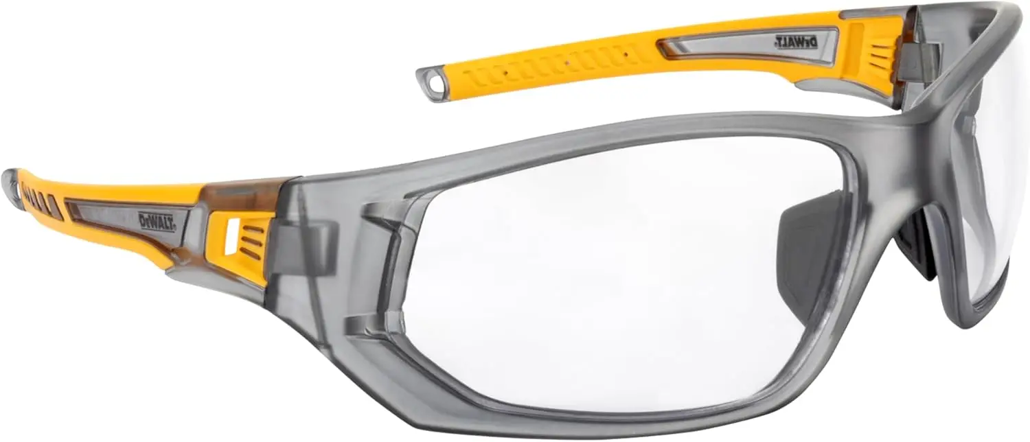

Miter Premium Vented No-Slip Safety Glasses with Clear Lens for Construction and DIY Work